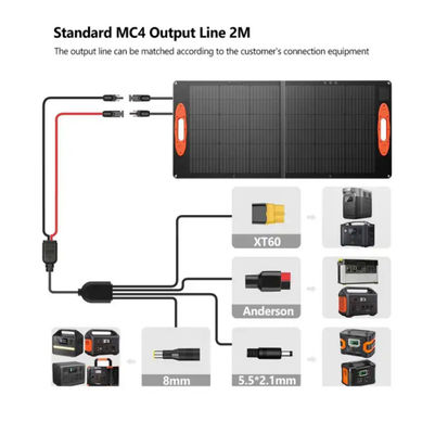 OEM 100w складной солнечный панель комплект электрический генератор IP68