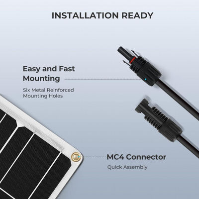 Морской RV тонкий 100w гибкий солнечный панель ячейки IP68 водонепроницаемый ODM