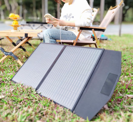 FT60 складная солнечная панель 60w зарядное одеяло водонепроницаемое IP65 с черным