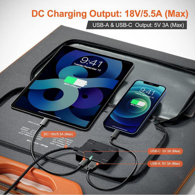 Складной 100W RV Off Grid Солнечная система для кемпинга
