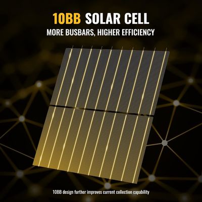 400W 10BB Легкие жесткие солнечные панели Моно солнечный модуль OEM