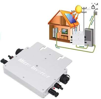 IP65 3000W 6000W Солнечный микроинвертор на сети AC120V 230V с белым и черным