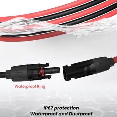 10AWG фотоэлектрические расширительные кабели Солнечная панель аксессуары для портативной солнечной панели